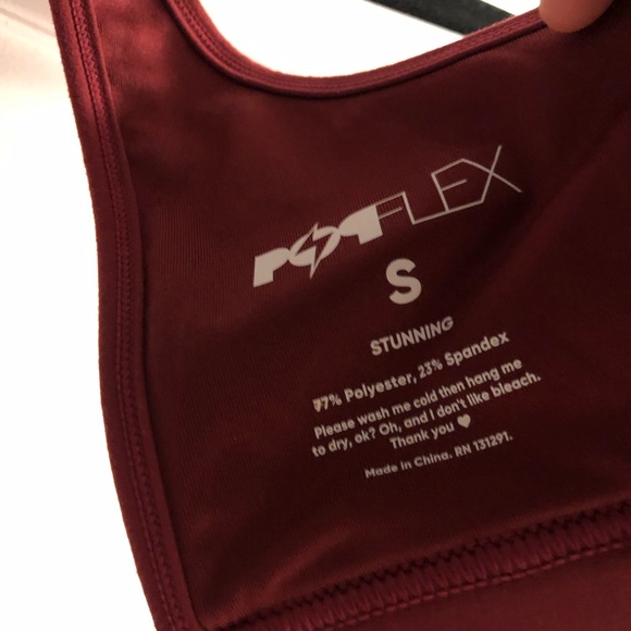 NWT Popflex Red Sports Bra - Picture 4 of 6